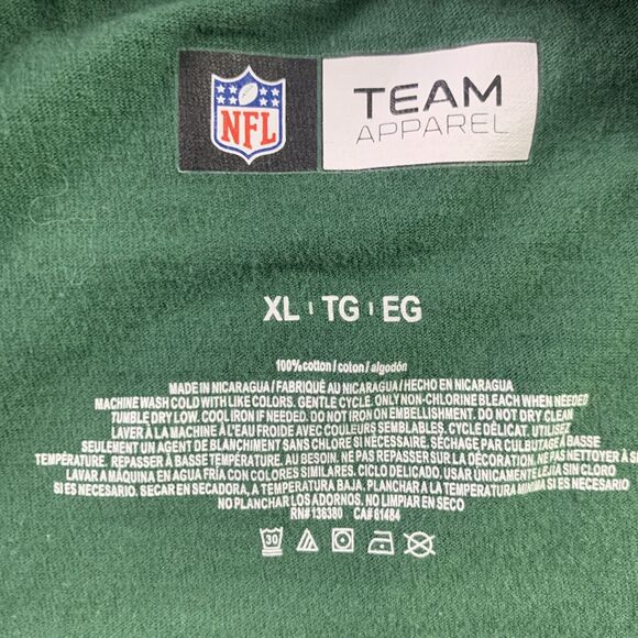 Green Bay Packers Shirt Mens Extra Large Yellow White NFL Football Team Apparel - Picture 6 of 7